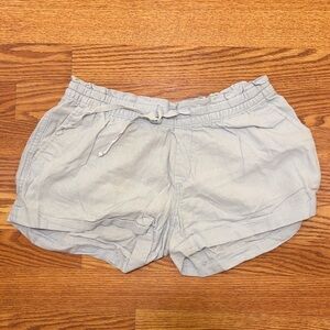 Old Navy Women's Pale Blue Linen Shorts